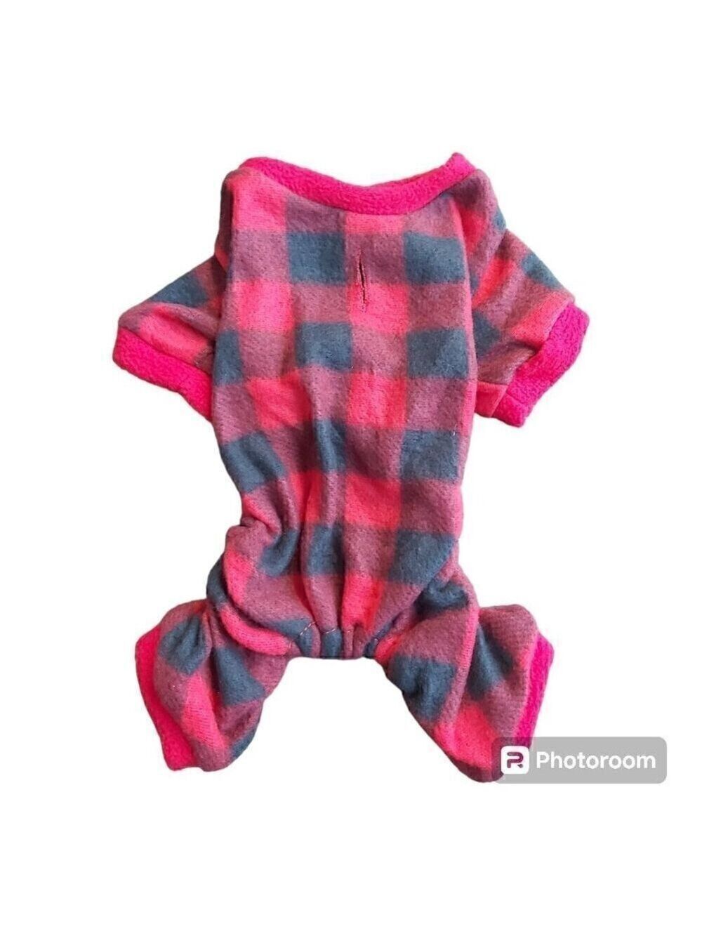 NWOT Red/Black Buffalo Plaid Super Soft Pullover Dog Shirt - Size XS